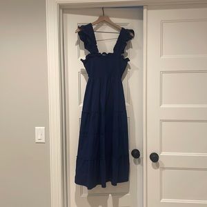 Hill House Nap Dress - navy blue
